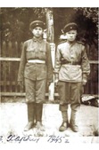 Иван Александрович Слободин. С боевым товарищем. Харбин, 1945 год