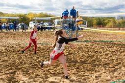 Впервые в рамках летней спартакиады провели пляжный волейбол