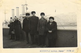 Встреча в Ленинграде в послевоенное время. Сизмин Павел Николаевич