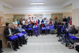 Акция в Печорском доме-интернате для престарелых и инвалидов
