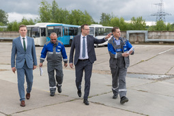 Генеральный директор посетил вологодские подразделения вспомогательных филиалов предприятия.30 июня 2023 год, Вологодская область.
