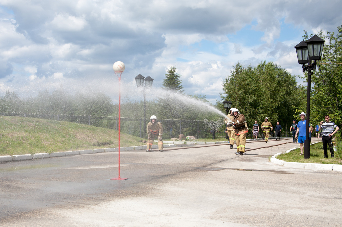 «Мишень» — этап соревнований профессионального мастерства среди пожарных частей ООО «Газпром трансгаз Ухта»