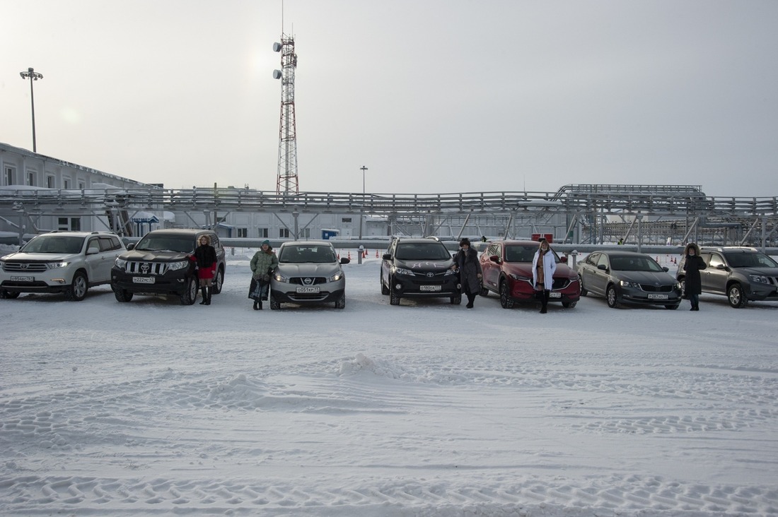Участницы конкурса «АвтоЛеди Воркутинского ЛПМУГ — 2021»