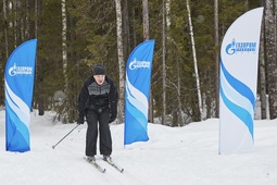 Первый лыжный забег руководителей ООО «Газпром трансгаз Ухта» в зачёт Спартакиады руководителей.