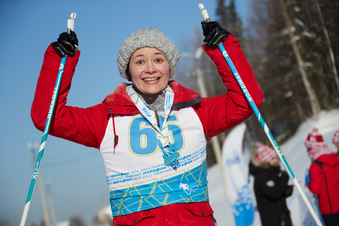 Лыжный марафон «Сияние Севера» 2023. пгт. Шудаяг, Республика Коми