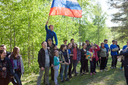 Церемония закрытия XI военно-полевого лагеря имени Александра Алексеева