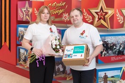 Поздравление ветеранов в рамках корпоративной волонтёрской акции «Добро до двери»