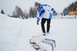 Спортивно-патриотический фестиваль «Зимние игры». Участники преодолели 14 этапов на ловкость, скорость и смекалку. 18 февраля 2024 г.
