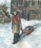 "Блокадный Ленинград. За водой..." Канева Анна,13 лет, г. Ухта, 2 место 10-14 лет