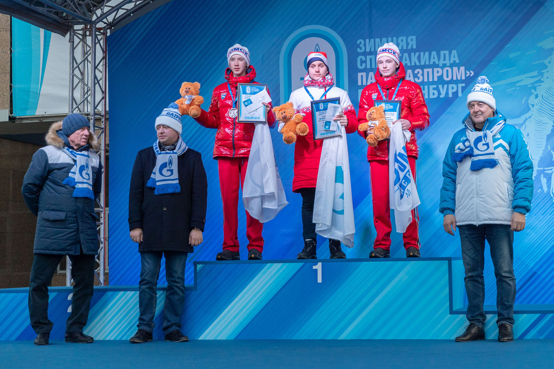 Награждение участников лыжных гонок