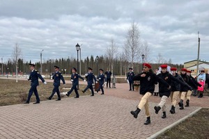 Торжественное открытие военно-мемориального объекта в сквере у мемориального комплекса «Память».  9 мая 2025 года, пос. Синдор (Республика Коми).