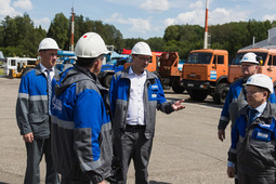 Андрей Дмитриевич Баранов на каждой компрессорной станции провел встречи с руководителями служб и инженерно-техническим персоналом, 27-28 июня 2023 год, Ярославская область.
