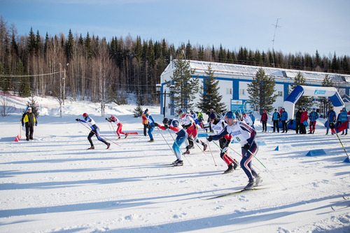 Соревнования по лыжным гонкам в зачет Спартакиады