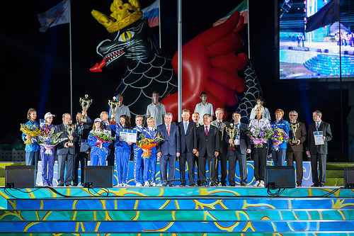 На церемонии закрытия X взрослой и V детской летних Спартакиад «Газпрома»
