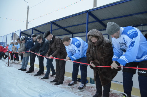 Церемония открытия многофункционального общественного спортивного объекта в г. Мышкине Ярославской области