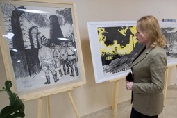 Выставка, посвящённая 80-летию победы в Сталинградской битве.