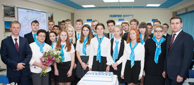 Совместная фотография с «Газпром-классом»