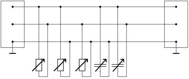 Схема электрическая принципиальная тренажёра