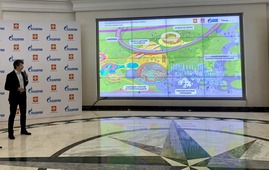 Начало реализации проекта по созданию «Газпром парка». Концепцией проекта предусмотрено зонирование территории для различных возрастных групп. г. Ухта, Республика Коми. 17 февраля 2024 г.