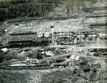 Строительство КЦ № 1 1973 год