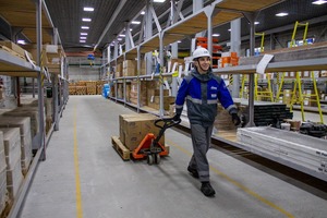 Победители смотра-конкурса «Лучшее структурное подразделение ООО „Газпром трансгаз Ухта“ по организации складского хозяйства, логистики и материального обеспечения» по итогам 2023 года — коллектив Управления по эксплуатации зданий и сооружений. г. Ухта (Республика Коми).