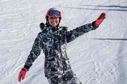 Участница горнолыжного фестиваля Ирина Величко