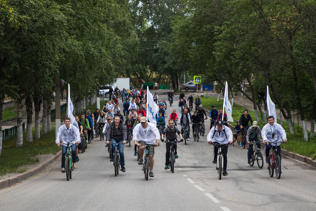 Более 200 сотрудников ООО «Газпром трансгаз Ухта» приняли участие в велопробеге