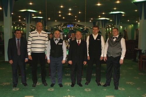 Слева направо: Валерий Грищенко, Борис Житомирский, Сергей Меньшиков, Борис Посягин, Александр Гайворонский, Владимир Дмитрук