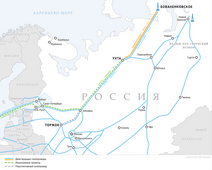 Схема газопровода «Бованенково — Ухта — 2»