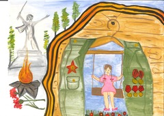 "Наследие Победы" Касаткина Софья, 9 лет, с. Нюксеница, 1 место 7-9 лет