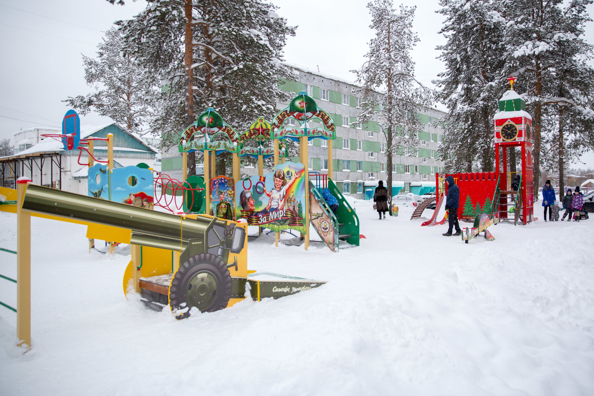 В Ухте открыли детские площадки для наследников великой Победы